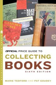 The Official Price Guide to Collecting Books, 6th Edition (Official Price Guide to Books) by Marie Tedford