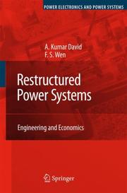 Cover of: Restructured Power Systems | A. Kumar David