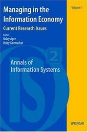 Cover of: Managing in the Information Economy by 