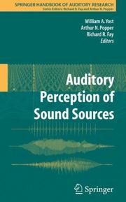 Auditory perception of sound sources