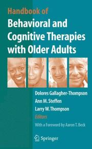 Cover of: Handbook of Behavioral and Cognitive Therapies with Older Adults by 