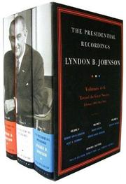 Lyndon B. Johnson : toward the great society, February 1, 1964-May 31, 1964