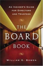 The board book : an insider's guide for directors and trustees