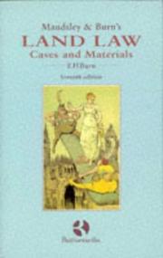 Maudsley and Burn's land law : cases and materials