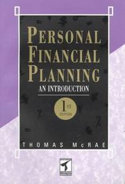 Personal financial planning : an introduction