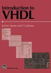 Introduction to VHDL by R. D. M. Hunter, R.D. Hunter, T.T. Johnson, Tom Johnson, Derrick Hunter
