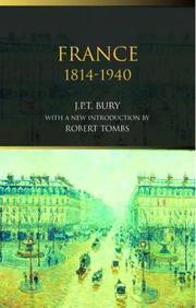 Cover of: France, 1814-1940