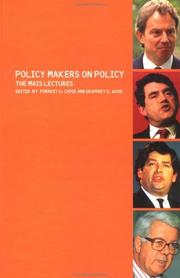 Policy makers on policy : the Mais lectures