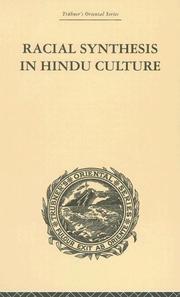 Racial Synthesis in Hindu Culture by S.V. Viswanatha