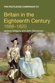 The Routledge companion to Britain in the eighteenth century 1688-1820