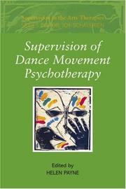 Cover of: Supervision of Dance Movement Psychotherapy