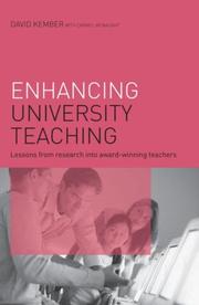 Enhancing university teaching : lessons from research into award-winning teachers