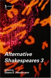 Alternative Shakespears 3 (New Accents) by Dian Henderson
