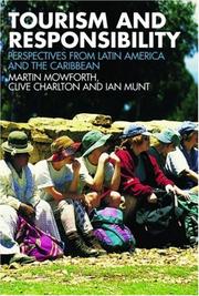 Cover of: Tourism and Responsibility: Perspectives from Latin America and the Caribbean