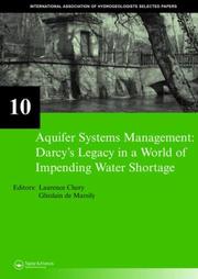 Aquifer systems management by Ghislain de Marsily