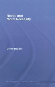 Needs and Moral Necessity by Soran Reader