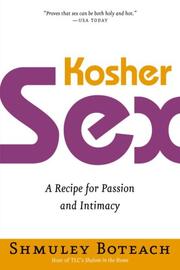 Cover of: Kosher Sex by Shmuley Boteach