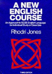 A new English course : an approach to GCSE English language for individual study or class use