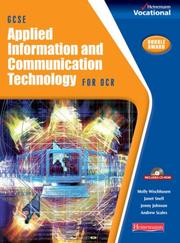 GCSE applied information and communication technology for OCR