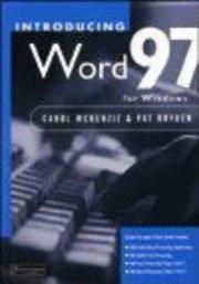 Cover of: Introducing Word 97 for Windows
