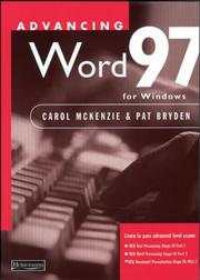 Cover of: Advancing Word 97 for Windows