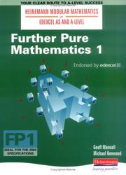 Cover of: Heinemann Modular Maths Edexcel Further Pure Maths 1 by Geoff Mannall, Michael Kenwood
