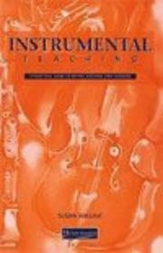 Instrumental teaching : a practical guide to better teaching and learning