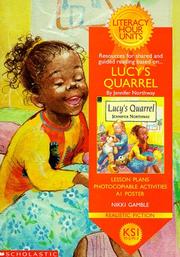 Resources for shared and guided reading based on - Lucy's quarrel