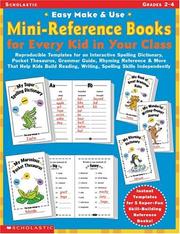 Cover of: Easy Make and Use Mini-Reference Books for Every Kid in Your Class