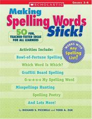 Cover of: Making Spelling Words Stick