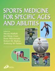 Cover of: Sports Medicine for Specific Ages and Abilities