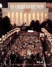 Cover of: An American Reunion 1993: The 52nd Presidential Inauguration