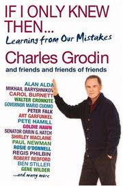 Cover of: If I Only Knew Then... by Charles Grodin