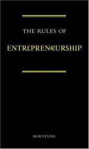 The rules of entrepreneurship