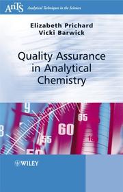 Cover of: Quality Assurance in Analytical Chemistry (Analytical Techniques in the Sciences (AnTs) *)