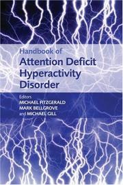 Cover of: Handbook of Attention Deficit Hyperactivity Disorder