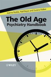 The old age psychiatry handbook : a practical guide