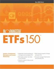 Cover of: Morningstar ETF 150: 2008 (Morningstar Etf 150)