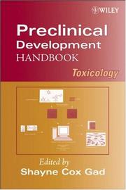 Cover of: Preclinical Development Handbook: Toxicology (Pharmaceutical Development Series)
