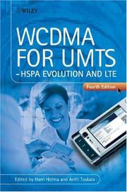WCDMA for UMTS by Harri Holma, Antti Toskala