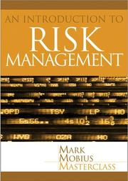 Cover of: Risk Management (Mark Mobius Financial Insights)