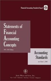 Statements of financial accounting concepts : accounting standards as of June 1, 2001
