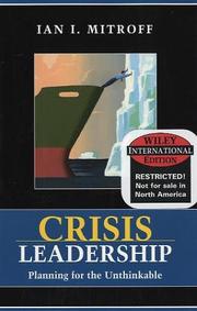 Cover of: Crisis Leadership