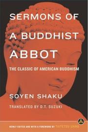 Cover of: Sermons of a Buddhist Abbot by Soyen Shaku