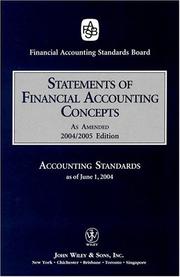 Statements of financial accounting concepts : accounting standards as of June 1, 2004