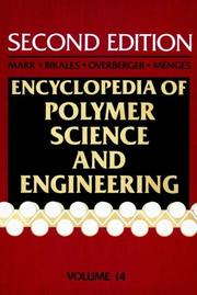 Cover of: Radiopaque Polymers to Safety, Volume 14, Encyclopedia of Polymer Science and Engineering, 2nd Edition