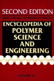 Encyclopaedia of polymer science and engineering. Vol.16, Styrene polymers to toys