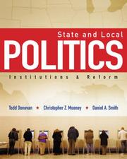 Cover of: State and Local Politics: Institutions and Reform