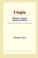 Cover of: Utopia (Webster's French Thesaurus Edition)