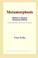 Cover of: Metamorphosis (Webster's German Thesaurus Edition)